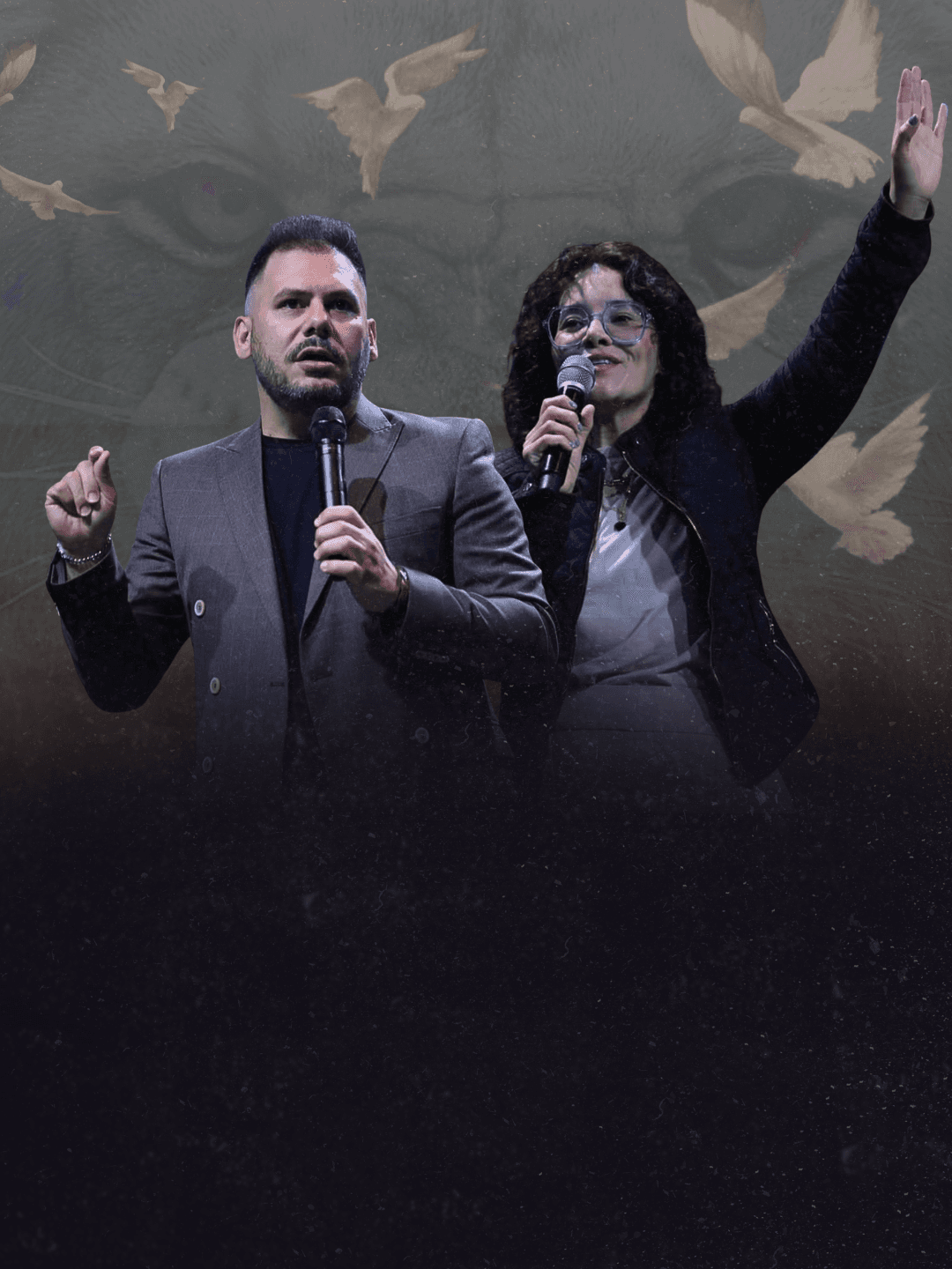 Zeki Álamo y Carolina Ayala